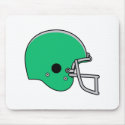 Light Green Football Helmet