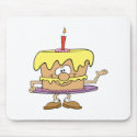 happy silly birthday cake cartoon