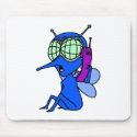 Blue Bug Like Alien on Phone