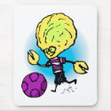 Brother Alien Playing Soccer