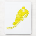 Yellow Hockey Player