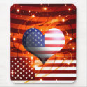 american pride heart design
