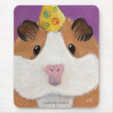 Guinea Pig in a Party Hat Mousepad
