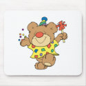 party time clown bear design