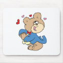 love sick boy teddy bear design