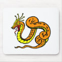 Orange serpent dragon