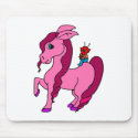 little alien on pink pony