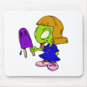 Alien Girl with Popsicle