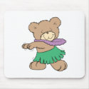 hula hawaiian vacation cute teddy bear design