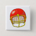 Red football logo helmet