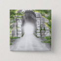 pretty stone tunnel trellis design