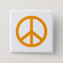 Orange Peace Sign