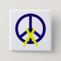 Navy Blue Peace & Ribbon
