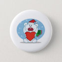 silly christmas love polar bear cartoon character