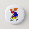 Clown on tricycle