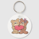 cute valentine heart teddy bear couple