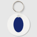 Oval Portrait Blue DK Solid The MUSEUM Zazzle Gift