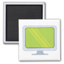 flatscreen pc monitor vector design