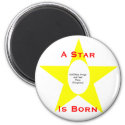 A Star Is Born - Add Baby Image and Text Template