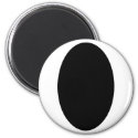 Oval Portrait Black Solid The MUSEUM Zazzle Gifts