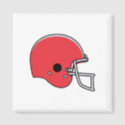 Red Football Helmet