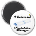 i believe in napkin rings