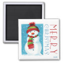 Snowman | Merry Christmas Novelty Magnets