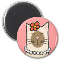 Siamese Mom / Mum Cat Lover Magnets