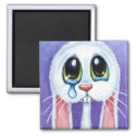 Sad Teary Eyed Bunny Rabbit | Cute Animal Art