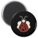 silly cute round ladybug cartoon