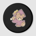 girl graduation cute teddy bear design