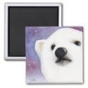 Cute Polar Bear Cub Magnet