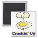 cracking up cracked egg