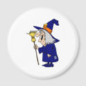 Cute old Witch with Broom