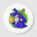 Cute little blue wizard