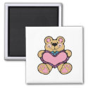 cute teddybear with heart design