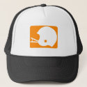 Orange Football Helmet Logo