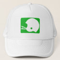 Green Football Helmet Logo