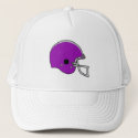 Purple Football Helmet