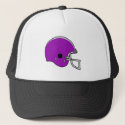 Purple Football Helmet