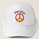Red Peace Word & Ribbon