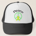 Sea Green Peace Word & Ribbon