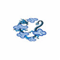 Asian Blue Dragon Clouds