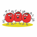 silly singing tomatoes trio