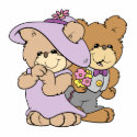cute valentine date teddy bear couple
