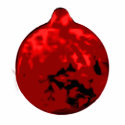Christmas Ornaments Dancing Ball Red Sculpture