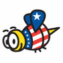 usa patriotic bee