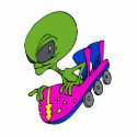 Alien on Coaster
