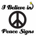 i believe in peace signs