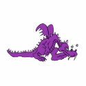 Sad Purple Dragon